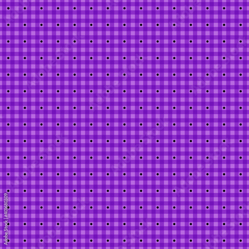  A cell of equal purple stripes with black polka dots on a purple background. Transparency 30%. Strip width 20 mm, pea size 12.5 mm.