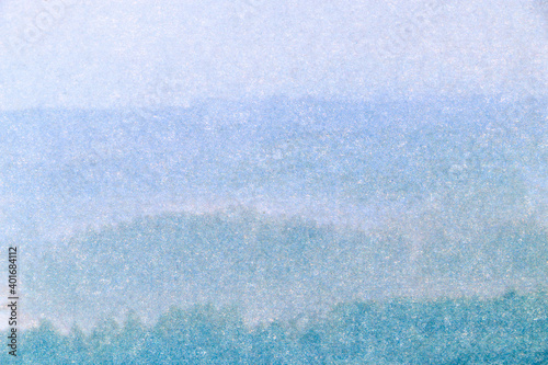 Blue gradient blank background. Paper texture.