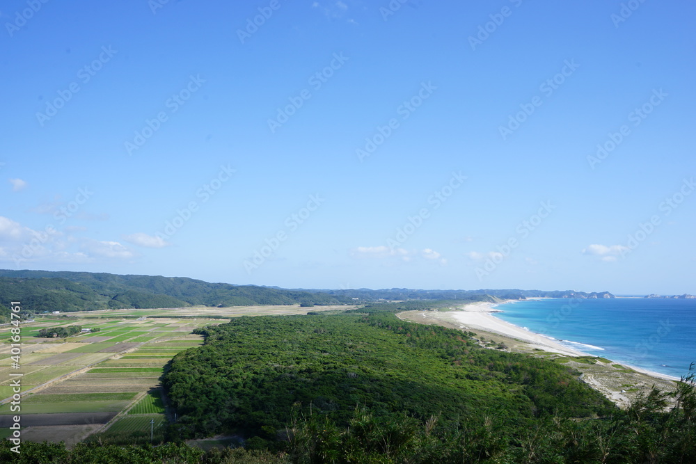 Scenic Landscape from Cape Kadokura in Tanegashima island, Kagoshima prefecture, Japan - 種子島 門倉岬からの眺望