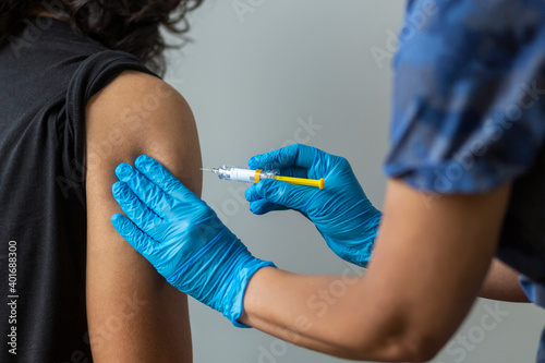 The Nurse who the gave patient covid-19 vaccine
