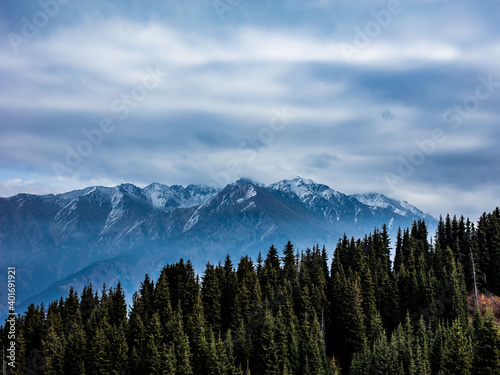 landscape with clouds
