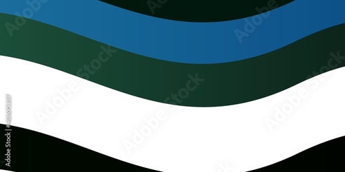 Light Blue, Green vector backdrop with circular arc.