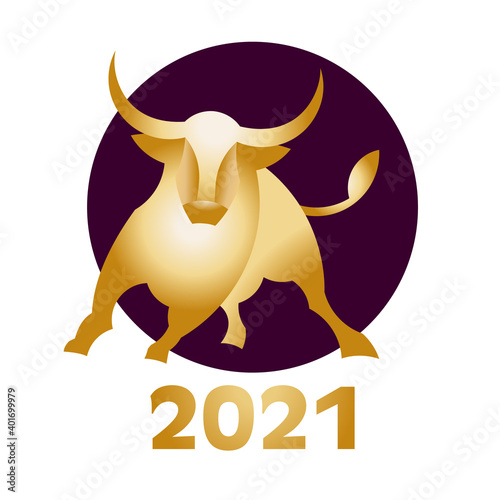 bull metal symbol of the year