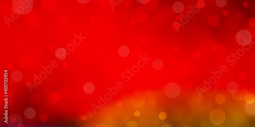 Dark Blue, Yellow vector backdrop with dots.