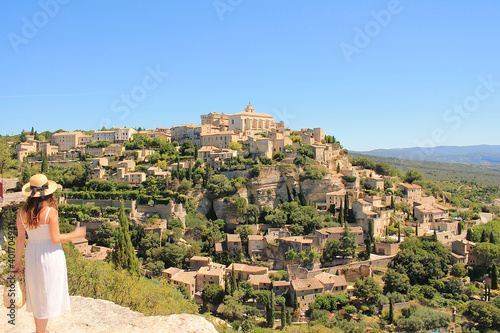 Gordes, One of the most famous villages of Provence, Luberon, Vaucluse, France
