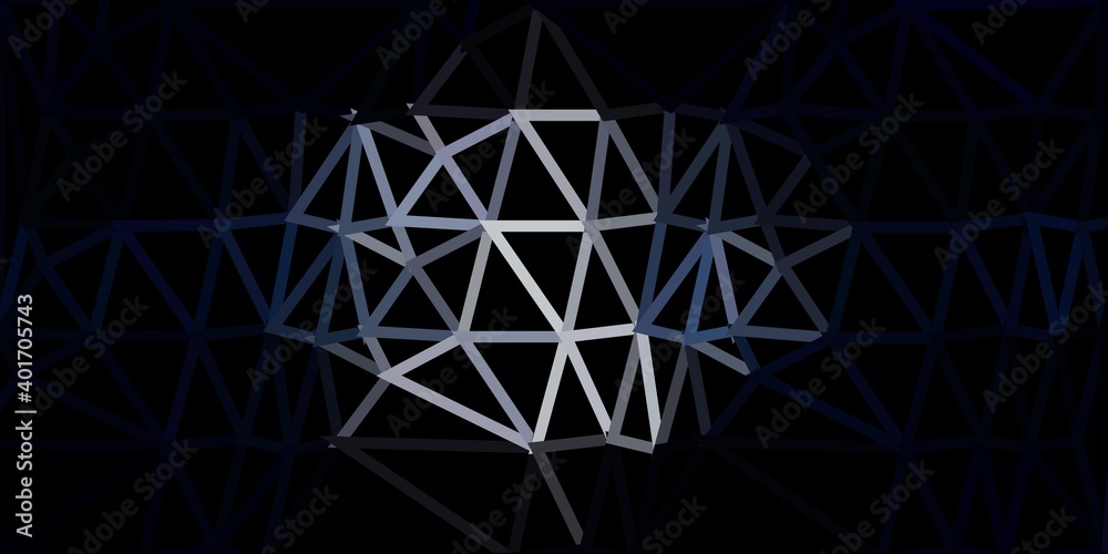 Dark gray vector polygonal pattern. Dark gray vector polygonal pattern.
