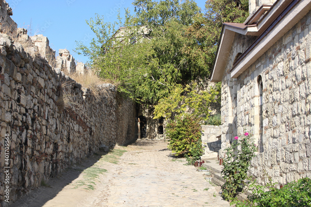 street in the old town in belgrade