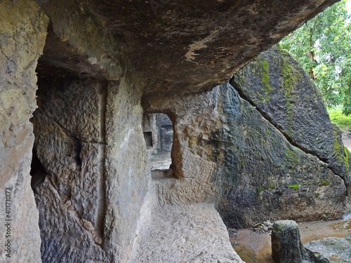 The Mandapeshwar Buddhist Caves,mumbai,maharashtra,india photo