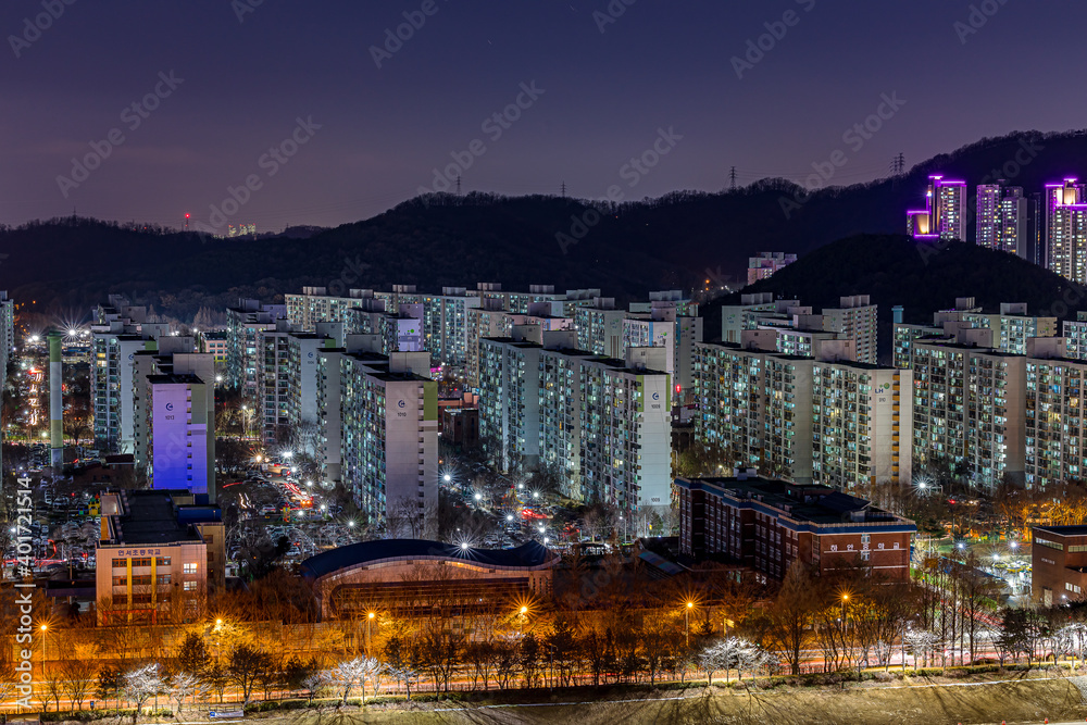 Gwangmyeong City Night Scenic Area, Gyeonggi-do Province, South Korea 2