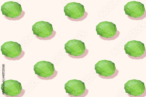 delicate texture with white cabbage