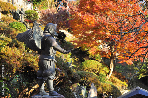 鎌倉の神社の守り神	天狗と修行