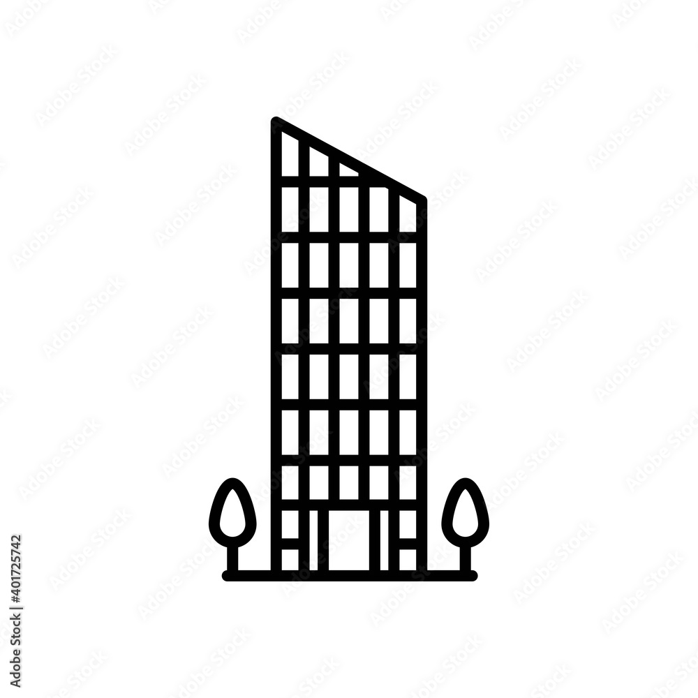 office icon line style vector office icon line style vector