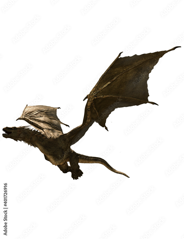 Wyvern 3d Illustration Stock Photo - Download Image Now - Dragon, Flying,  Fantasy - iStock