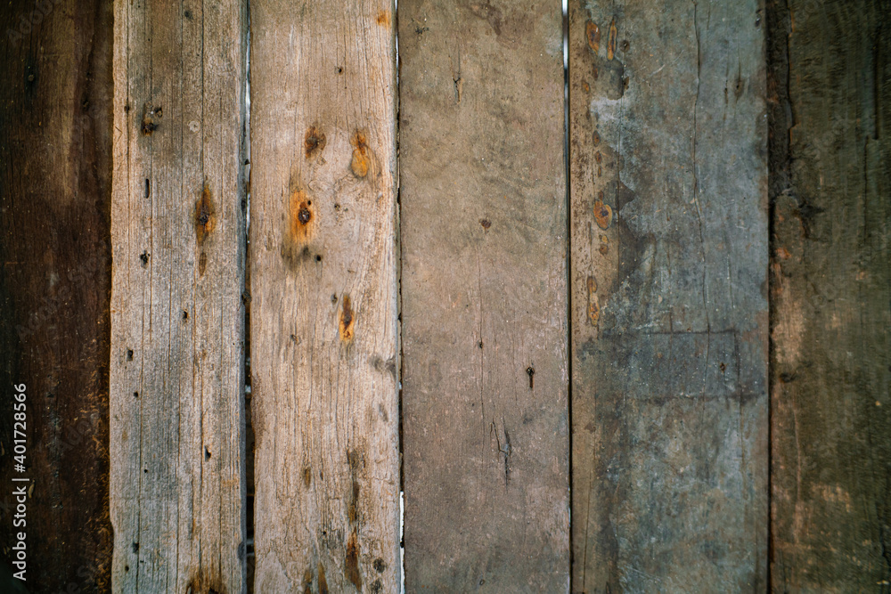 Antique brown wooden texture interior old house