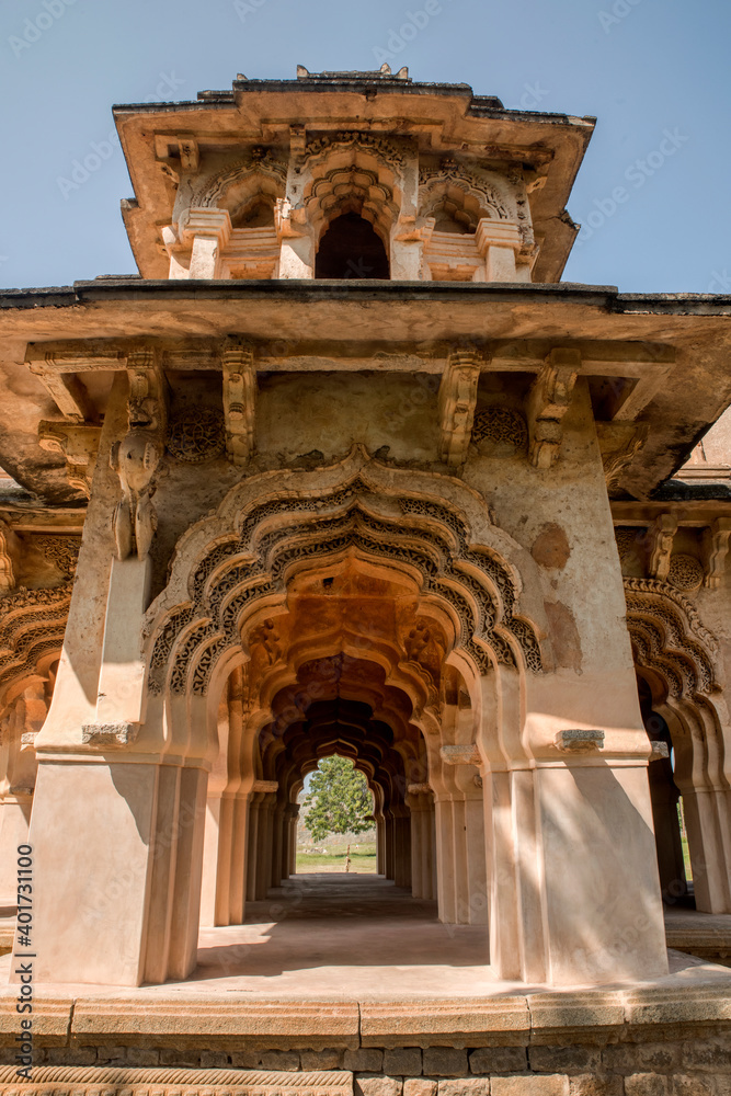 Hampi ruins- UNESCO World Heritage site Stock Photo | Adobe Stock