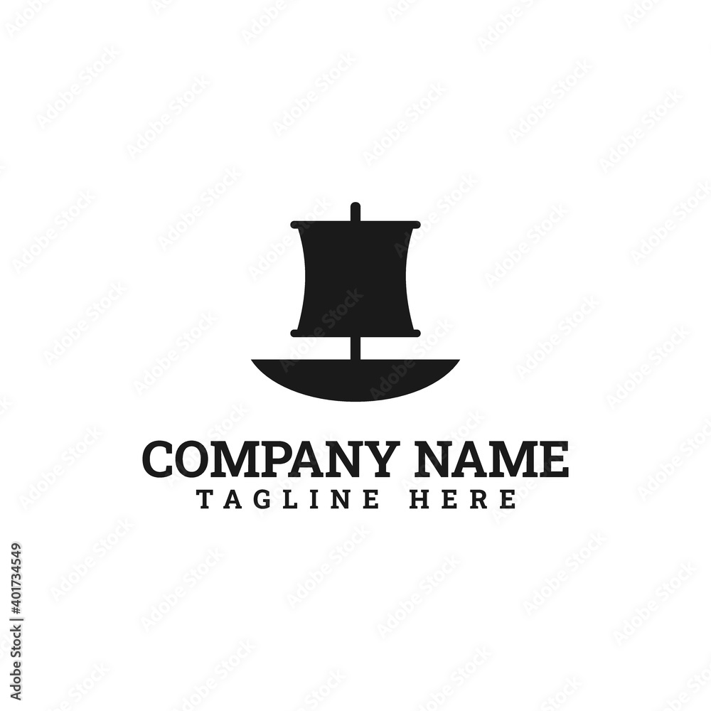simple silhouette sailboat logo design simple silhouette sailboat logo design