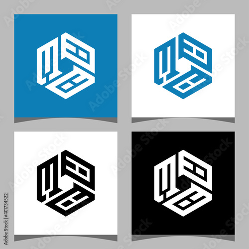 Creative initial letter YAA logo design concept