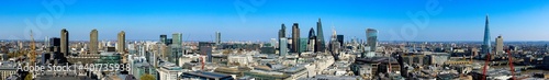 Panoramic Cityscape and Skyline of London, England