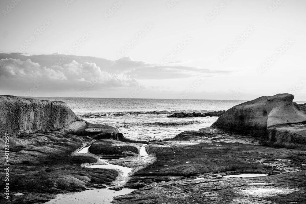 Obraz premium Beach at sunrise