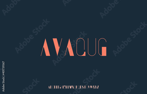 alphabet capital letter font family