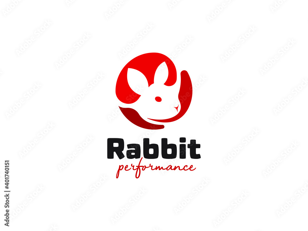 creative modern rabbit logo vector creative modern rabbit logo vector