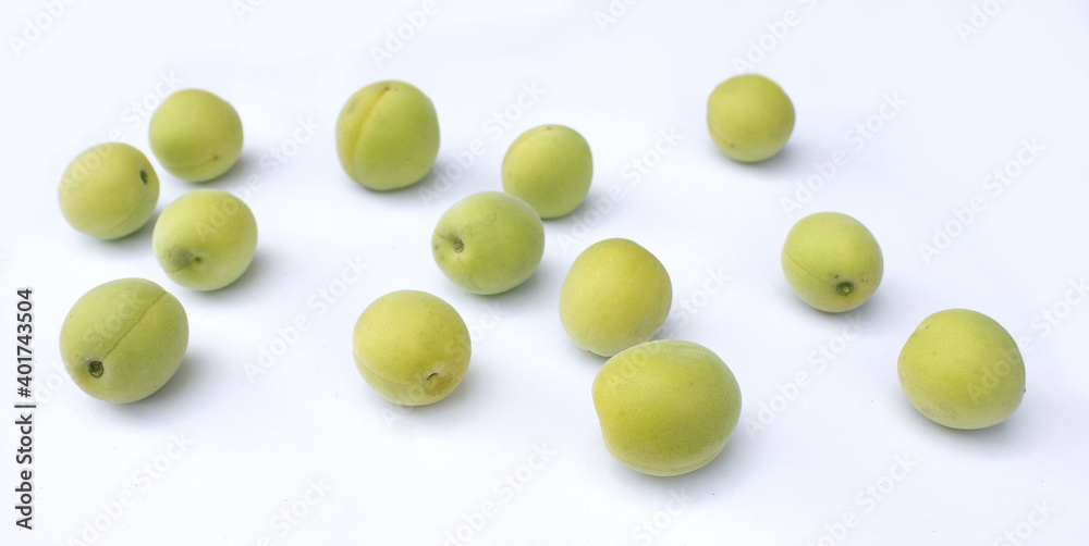 An image of Fruit of plum isolated white background. An image of Fruit of plum isolated white background.
