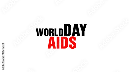 World AIDS Day. Aids Awareness icon design for poster, banner, t-shirt. 