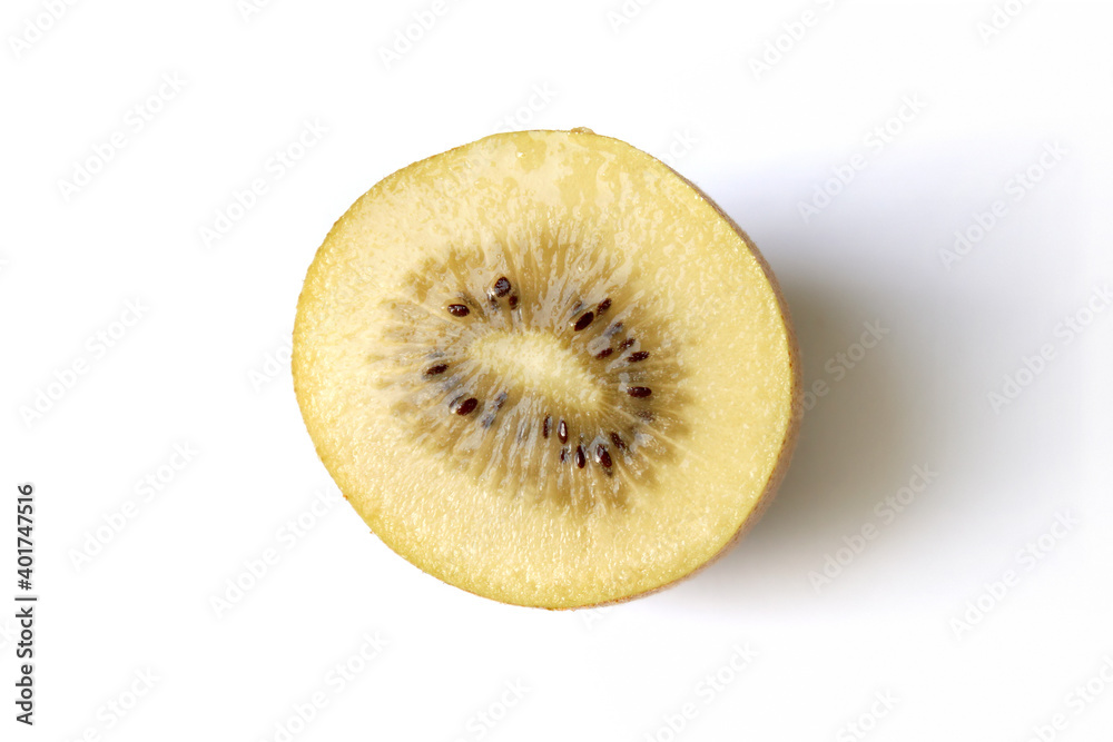 kiwi gold isolated on the white background kiwi gold isolated on the white background