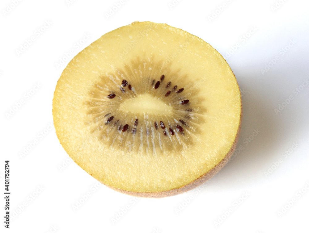 kiwi gold isolated on the white background kiwi gold isolated on the white background