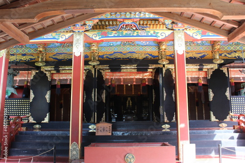 Cuadro en lienzo 久能山東照宮　徳川家康の死後、家康を祀る東照宮は全国に造られたが、久能残山は家康の遺命により最初に作られた東照宮である。