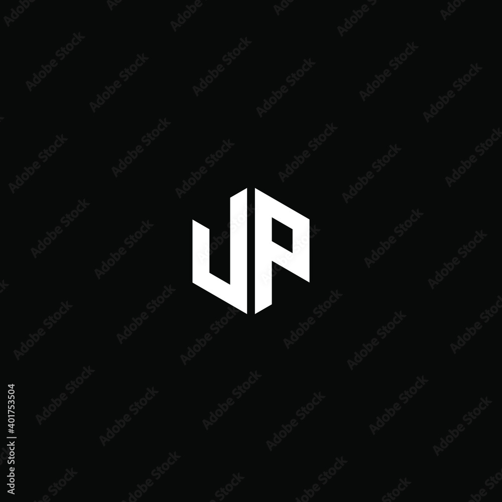 UP cube monogram letter vector download UP cube monogram letter vector download