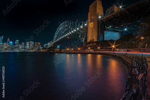 Sydney bridge at night © Maail