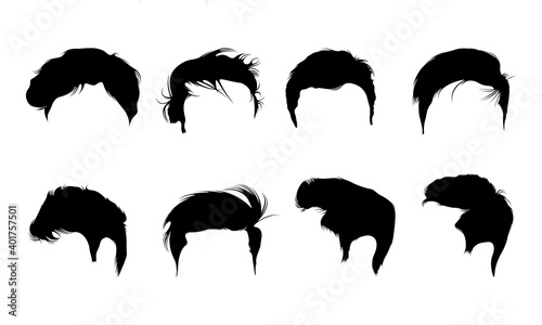 man-Hair-Style-Boy-Silhouette-vector-Art