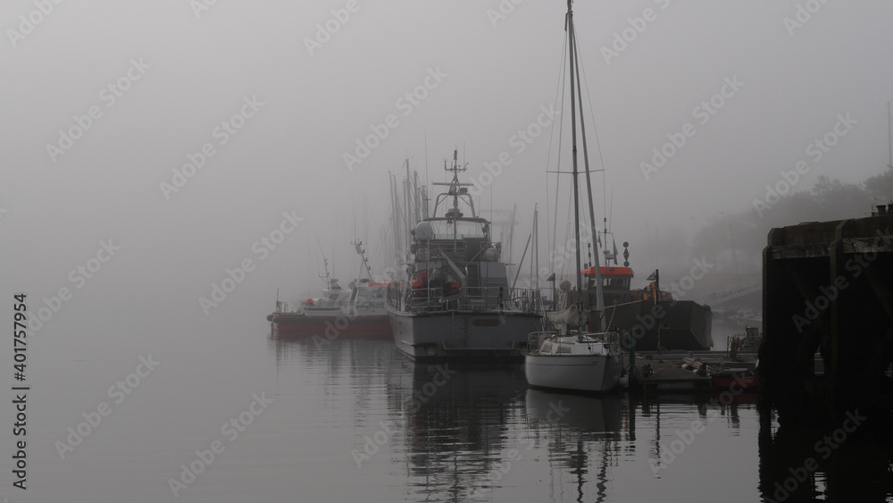 fishing boats in the port of Lorient