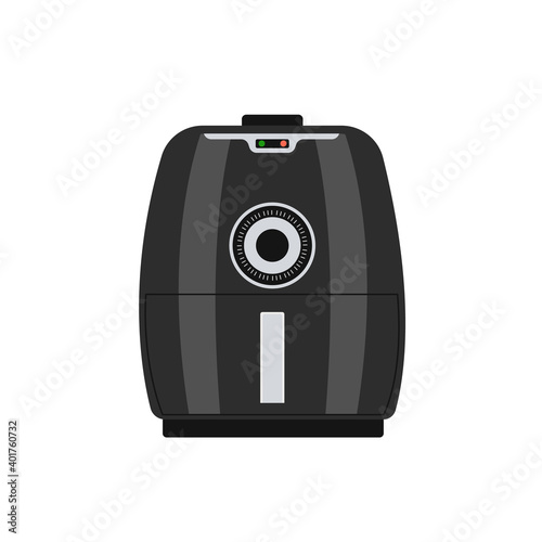 Vector isolated image of stylish air fryer. Modern kitchen and kitchen concept