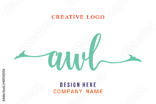 Awl lettering logo is simple, easy to understand and authoritative