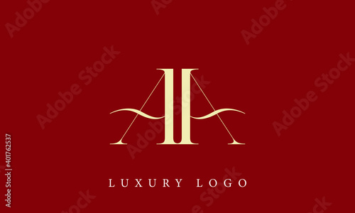AA letter logo alphabet monogram icon symbol