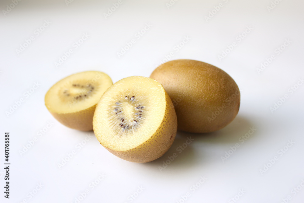 kiwi gold isolated on the white background