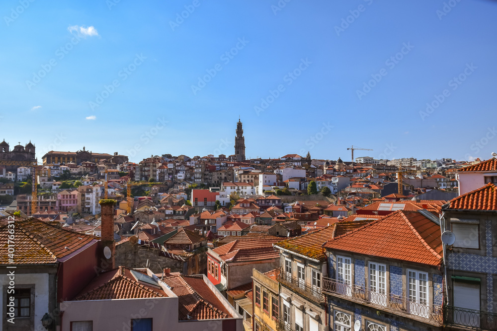 City overview of Porto