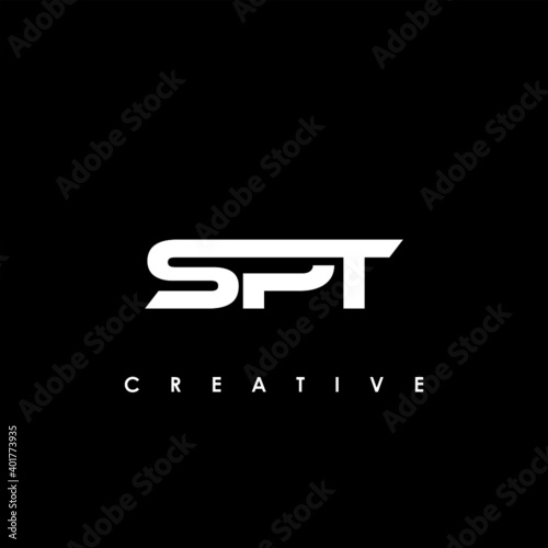 SPT Letter Initial Logo Design Template Vector Illustration	
