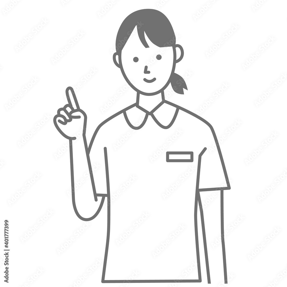 Illustration of nurse vector pose Illustration of nurse vector pose
