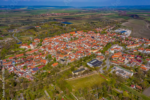 Weissensee in Thüringen von oben   Luftbilder von Weissensee in Thüringen © Roman
