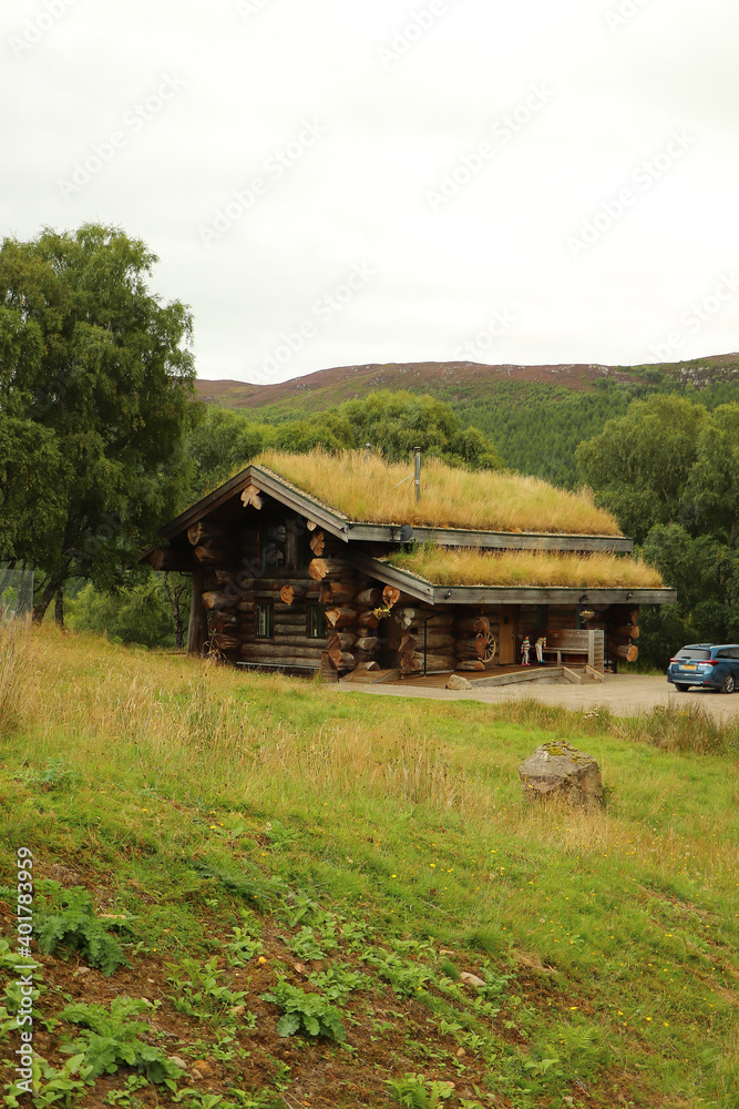 Eco log cabin in the hills of scotland Eco log cabin in the hills of scotland