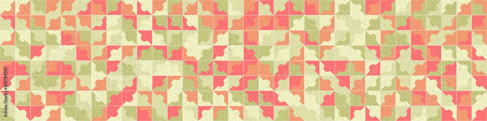 Abstract Geometric Pattern generative computational art illustration