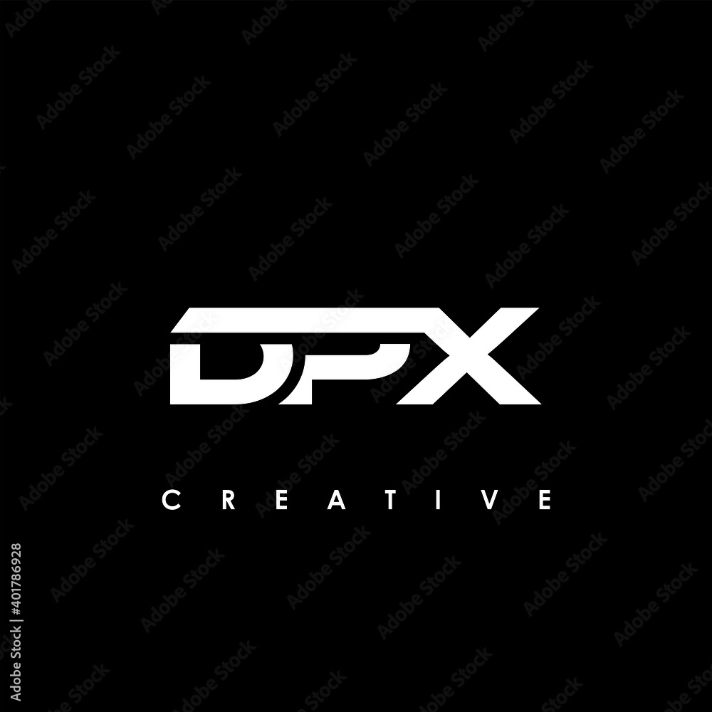 Obraz premium DPX Letter Initial Logo Design Template Vector Illustration 