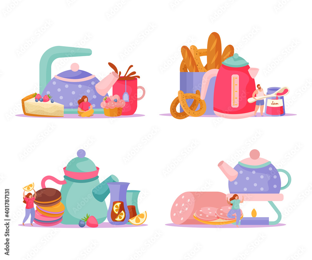 Tea Ceremony Compositions Set Tea Ceremony Compositions Set
