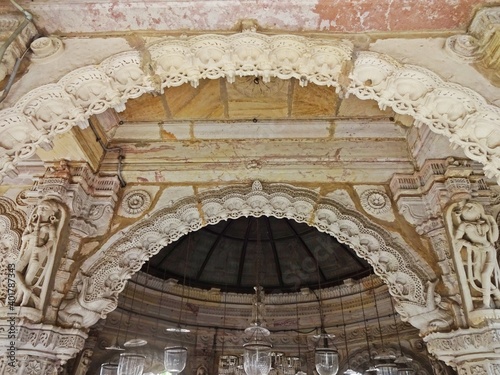 Hutheesing Jain Temple in Ahmedabad ,Gujarat ,india photo