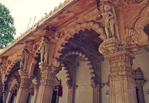 Hutheesing Jain Temple in Ahmedabad ,Gujarat ,india photo