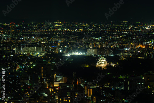 名古屋の夜景 名古屋城