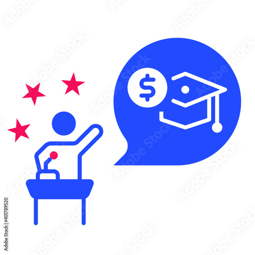 The issue of Student debt being discussed